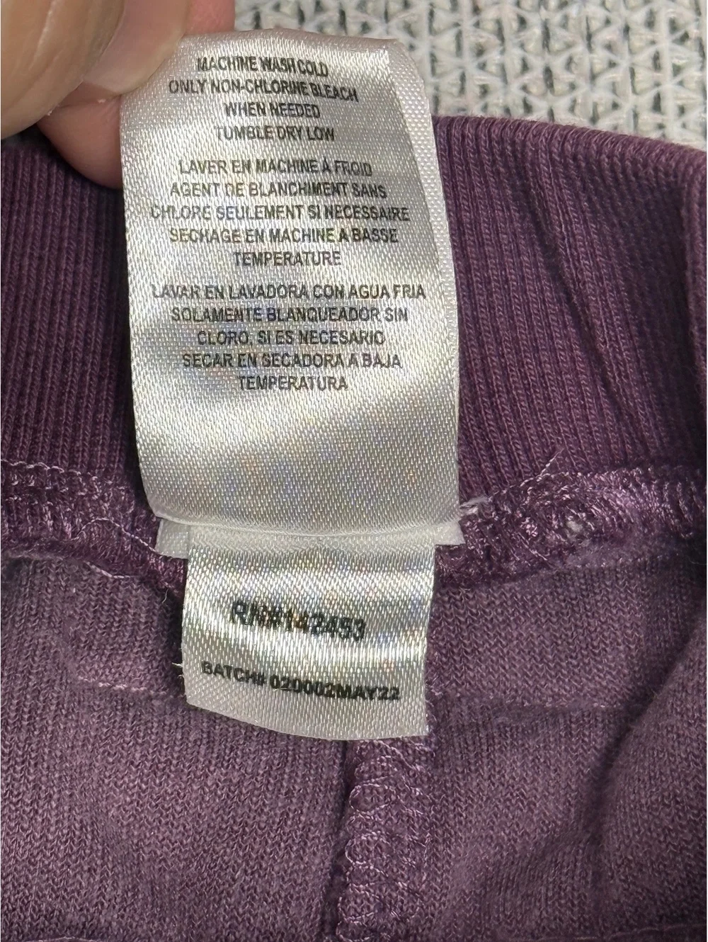 RuffleButts Girls Purple Velour Ruffle Back Pants 2T
